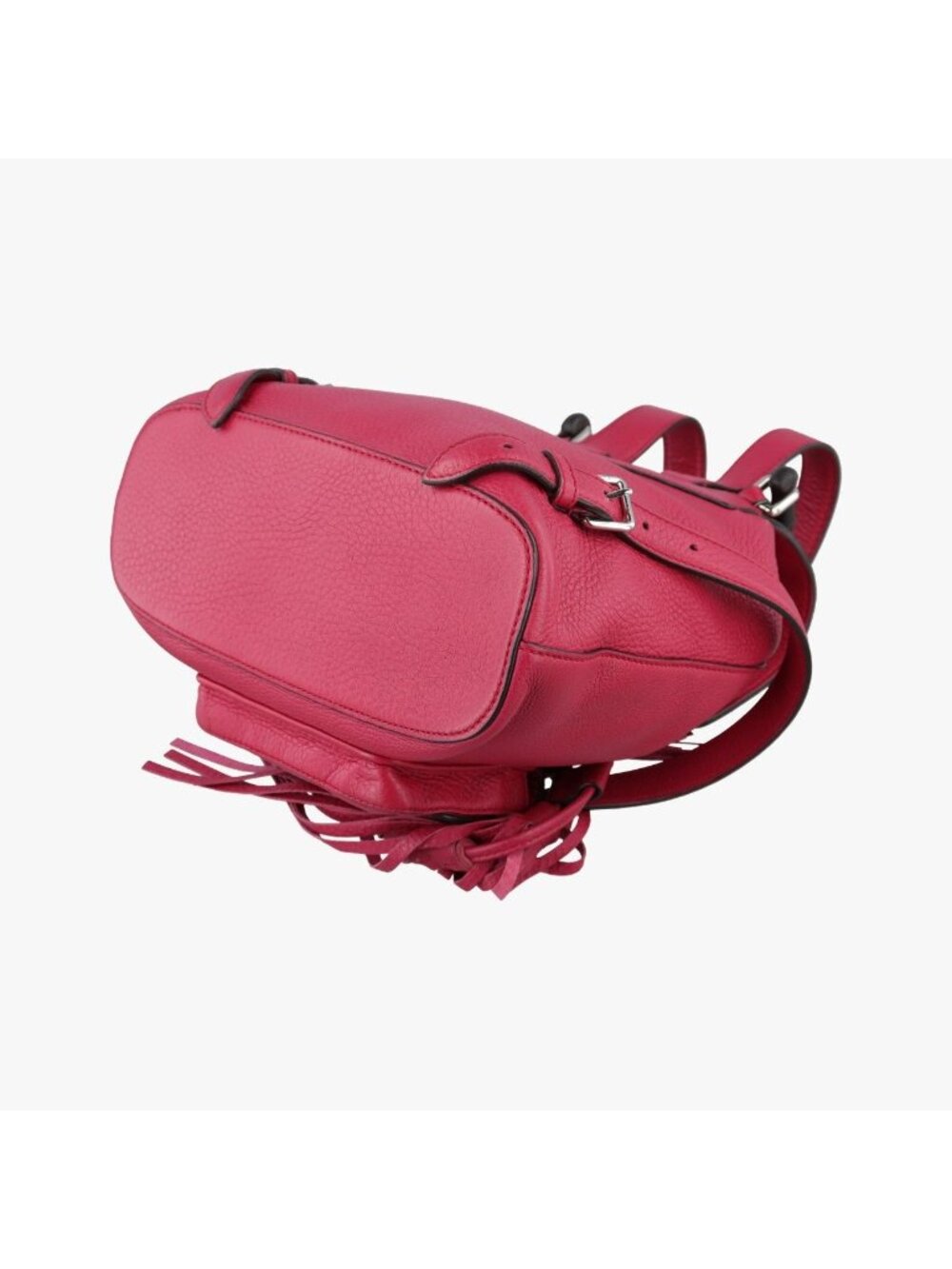 ★SOLD★ Gucci Bamboo Red Leather Backpack - Picture 6 of 15